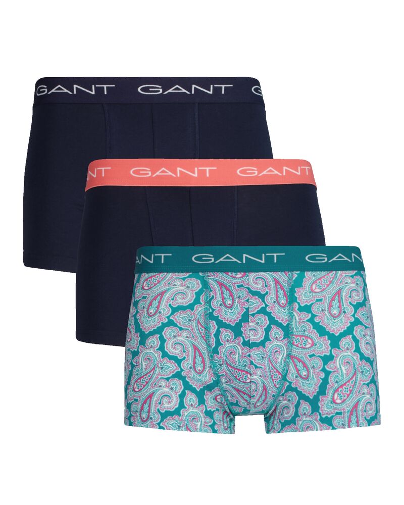 Paisley Print Trunk 3-Pack Ocean Turquoise / S