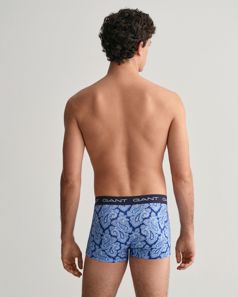 Paisley Print Trunk 3-Pack College Blue / S