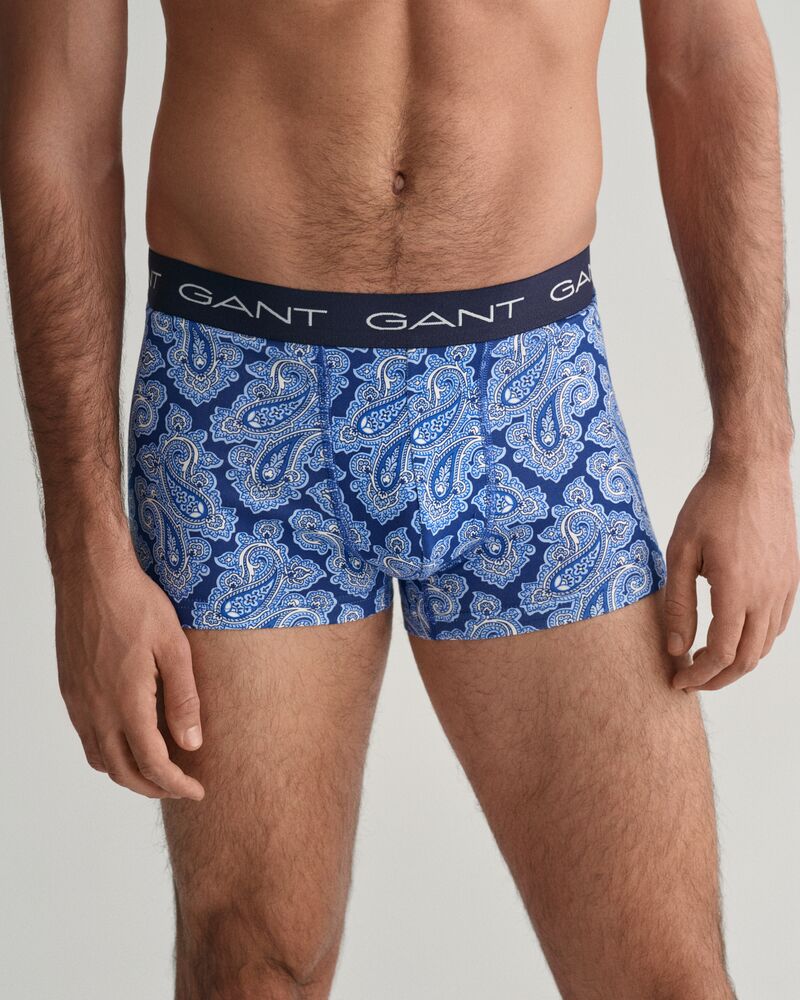 Paisley Print Trunk 3-Pack College Blue / S