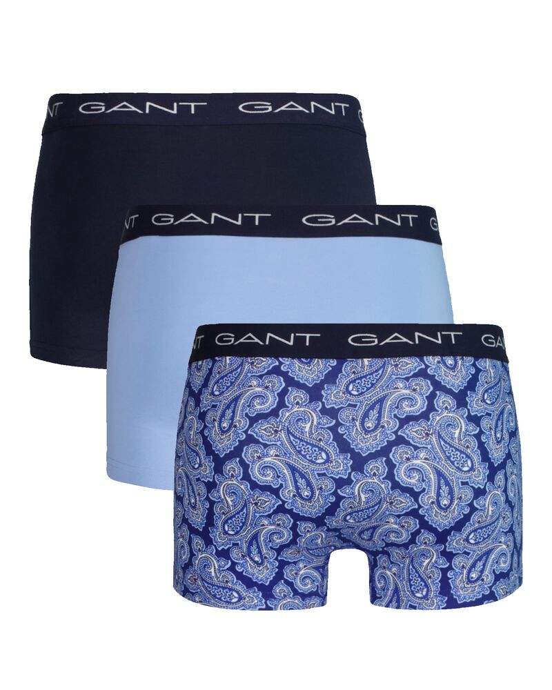 Paisley Print Trunk 3-Pack College Blue / S