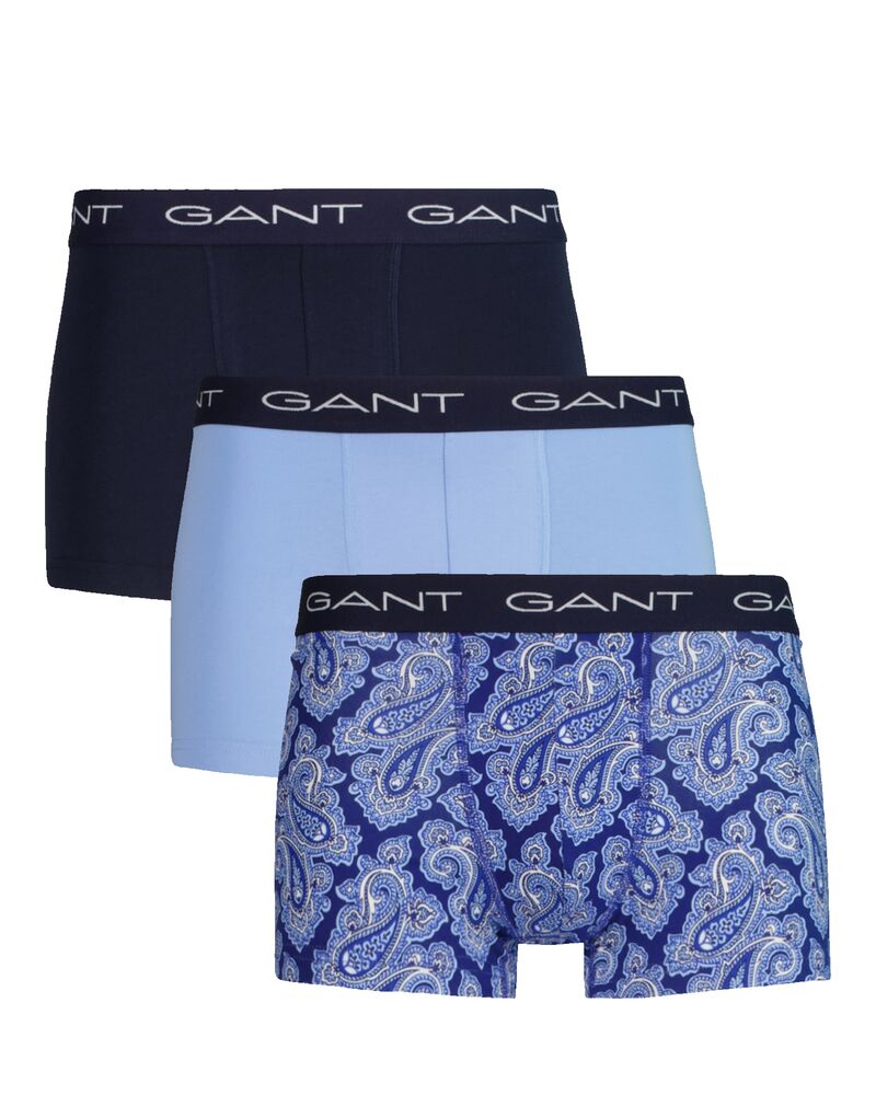 Paisley Print Trunk 3-Pack College Blue / S