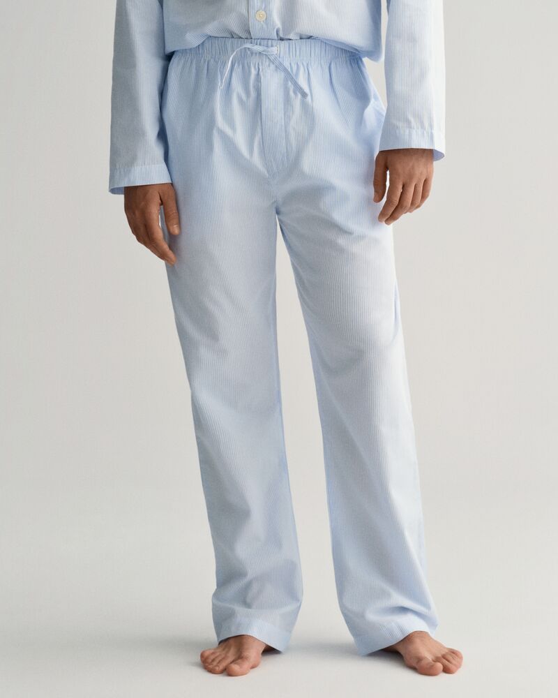 Stripe Pajama Set Shirt And Pants Shade Blue / S