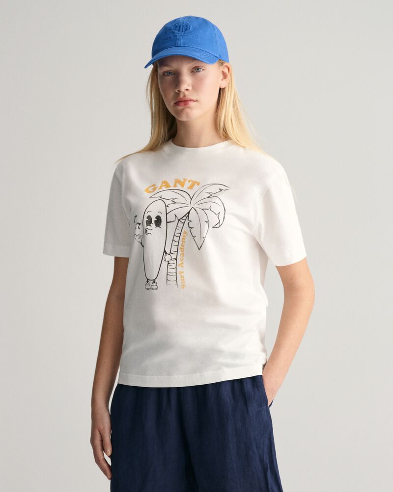Teens Surf Academy T-Shirt '134/140 / WHITE