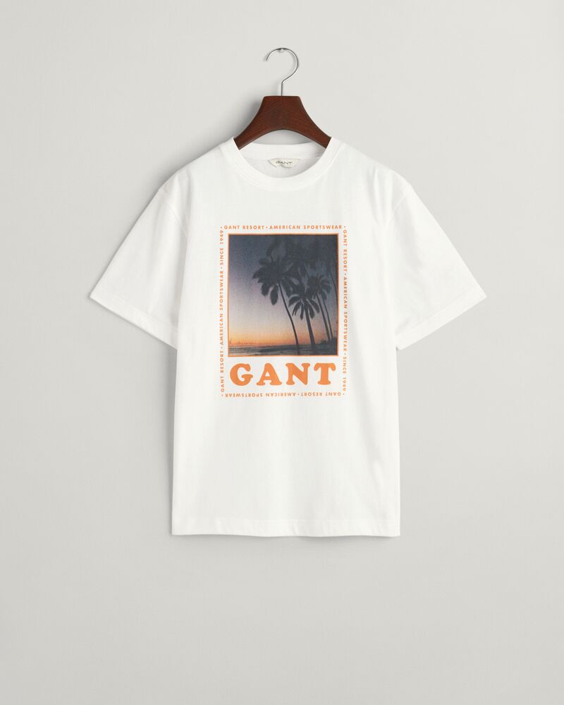 Teens Gant Resort T-Shirt '134/140 / WHITE