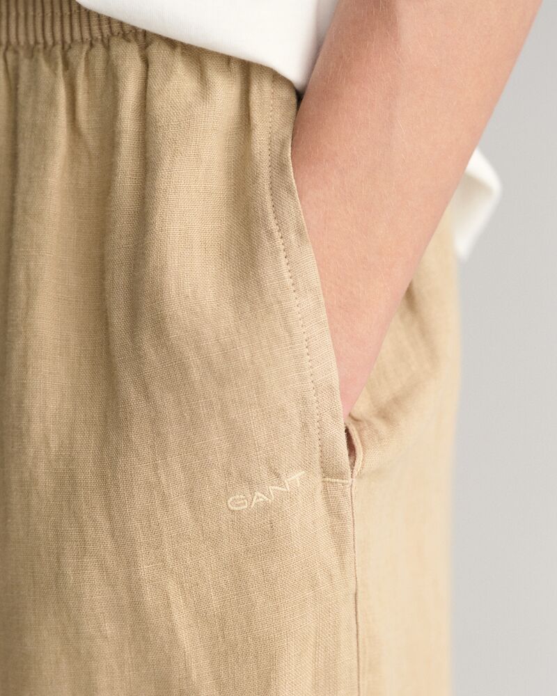 Teen Boys Linen Pants '134/140 / DRY SAND
