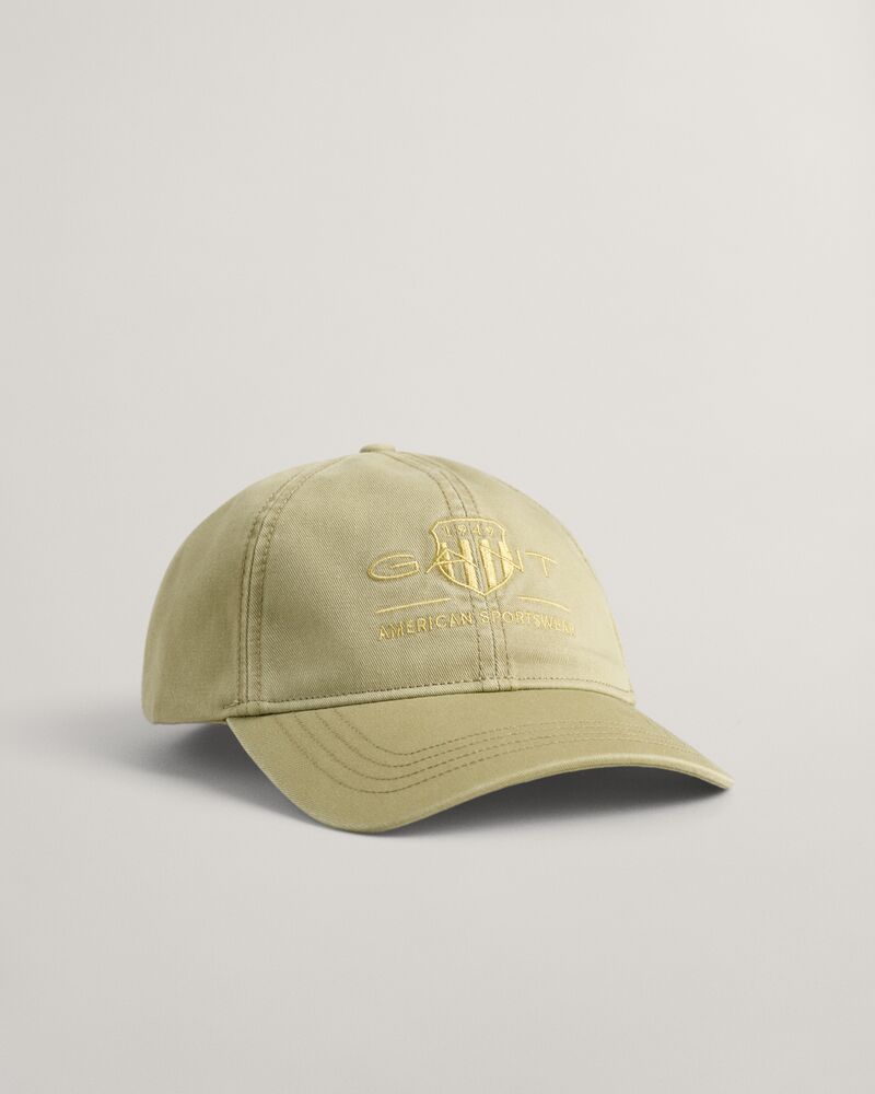 Tonal Shield Cap Beige Green / S-M