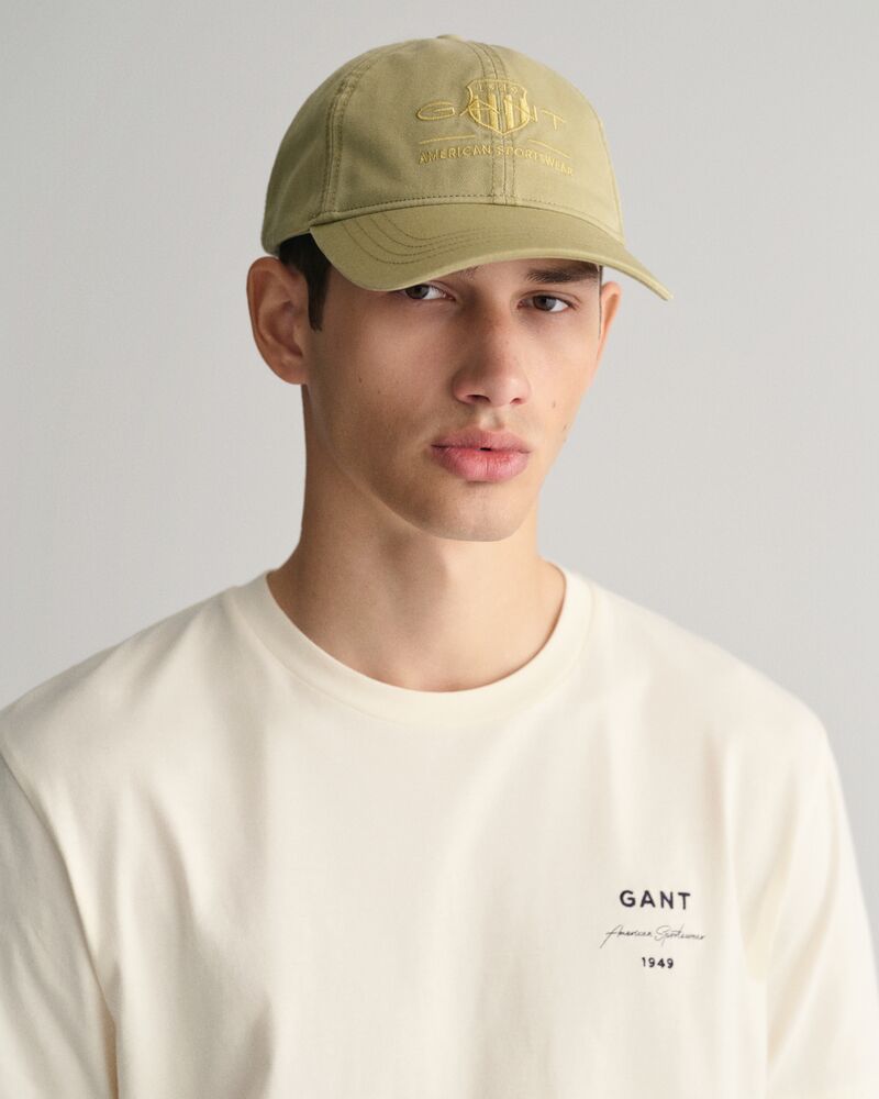 Tonal Shield Cap Beige Green / S-M