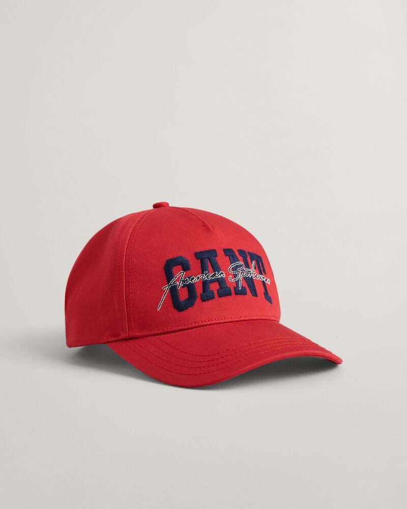 GANT Arch Script Cotton Twill Cap Ruby Red / OS