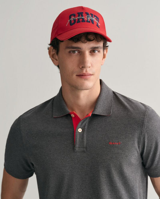 GANT Arch Script Cotton Twill Cap Ruby Red / OS