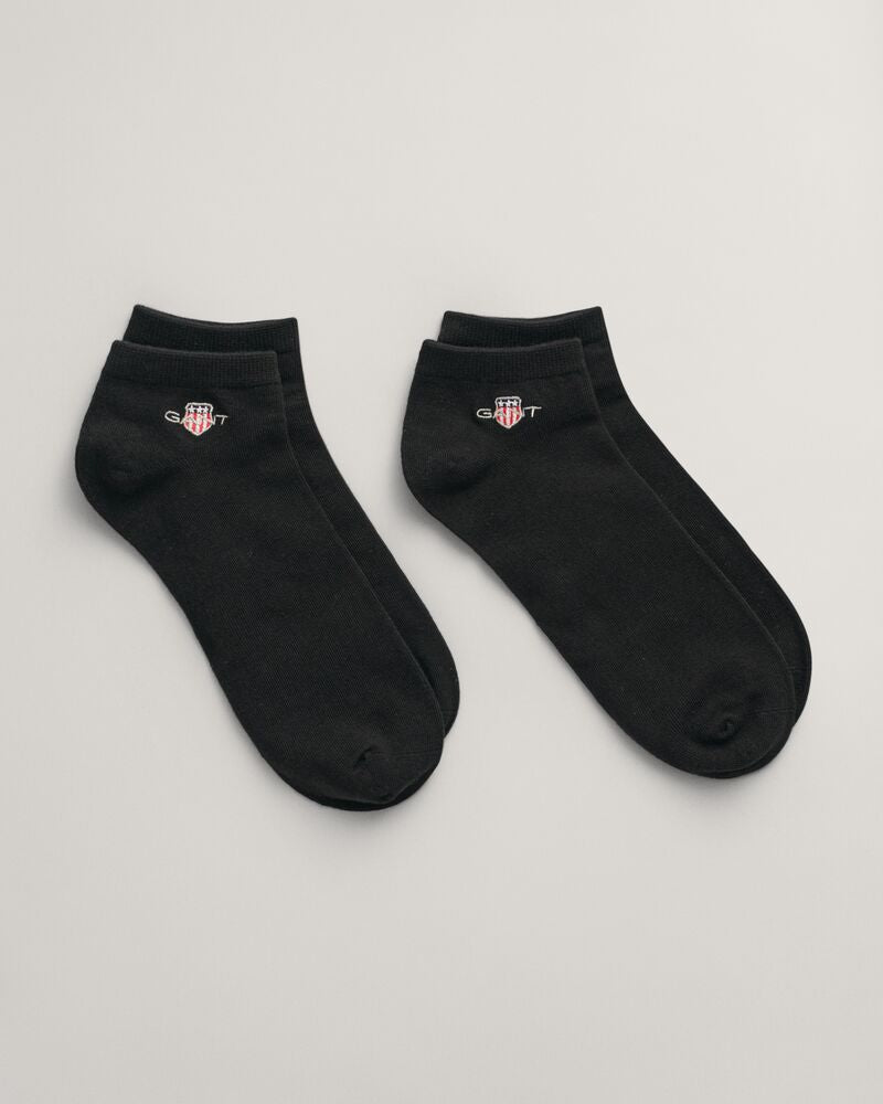 2-Pack Shield Ankle Socks Black / 40-42