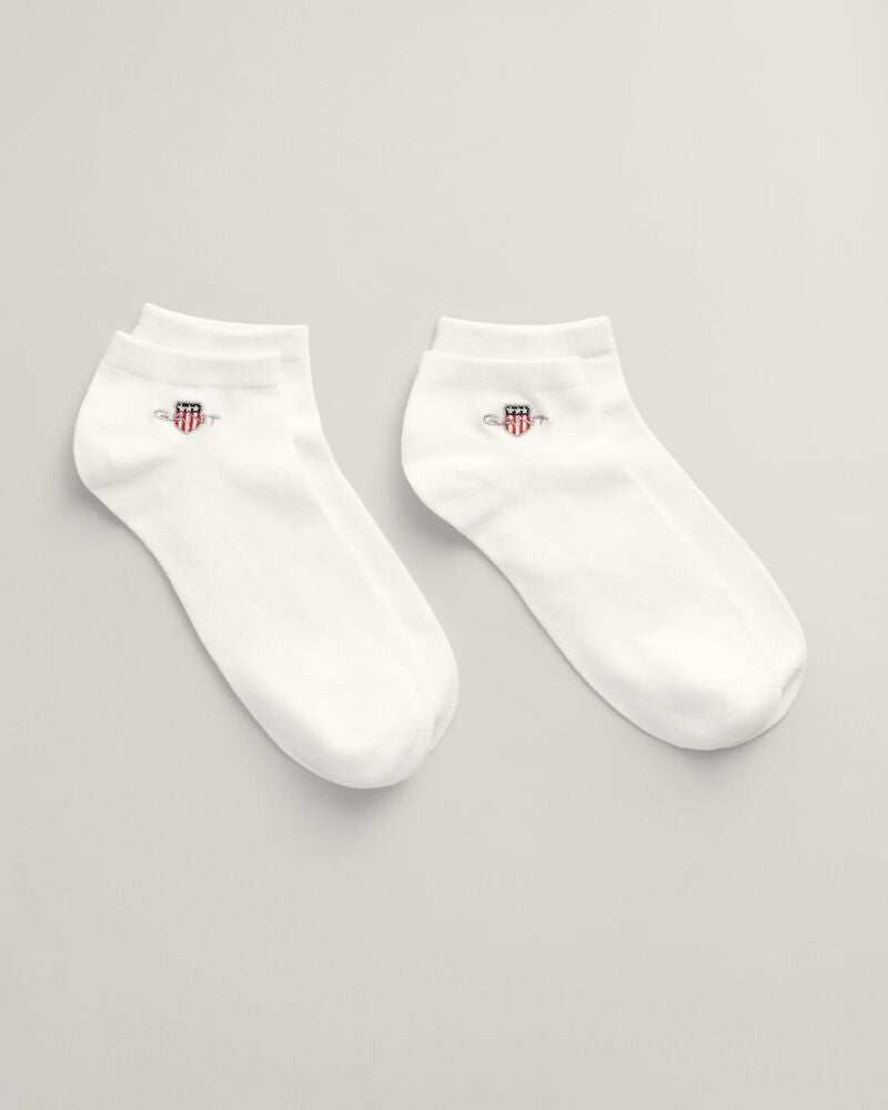 Gant Men Black Shield Ankle Socks Pack of 2