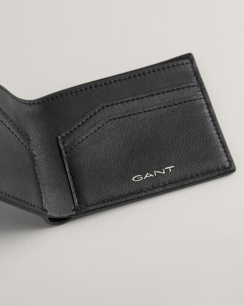 Leather Bifold Wallet Black / Onesize