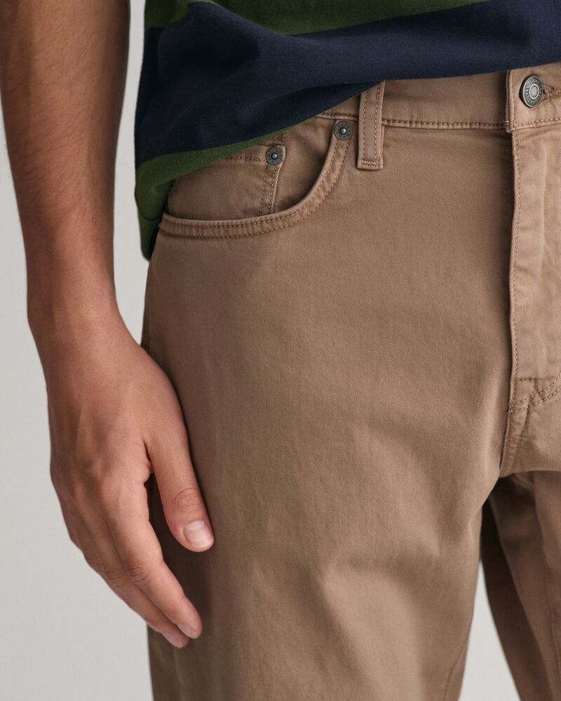 Regular Fit Desert Jeans Brown / 33X32