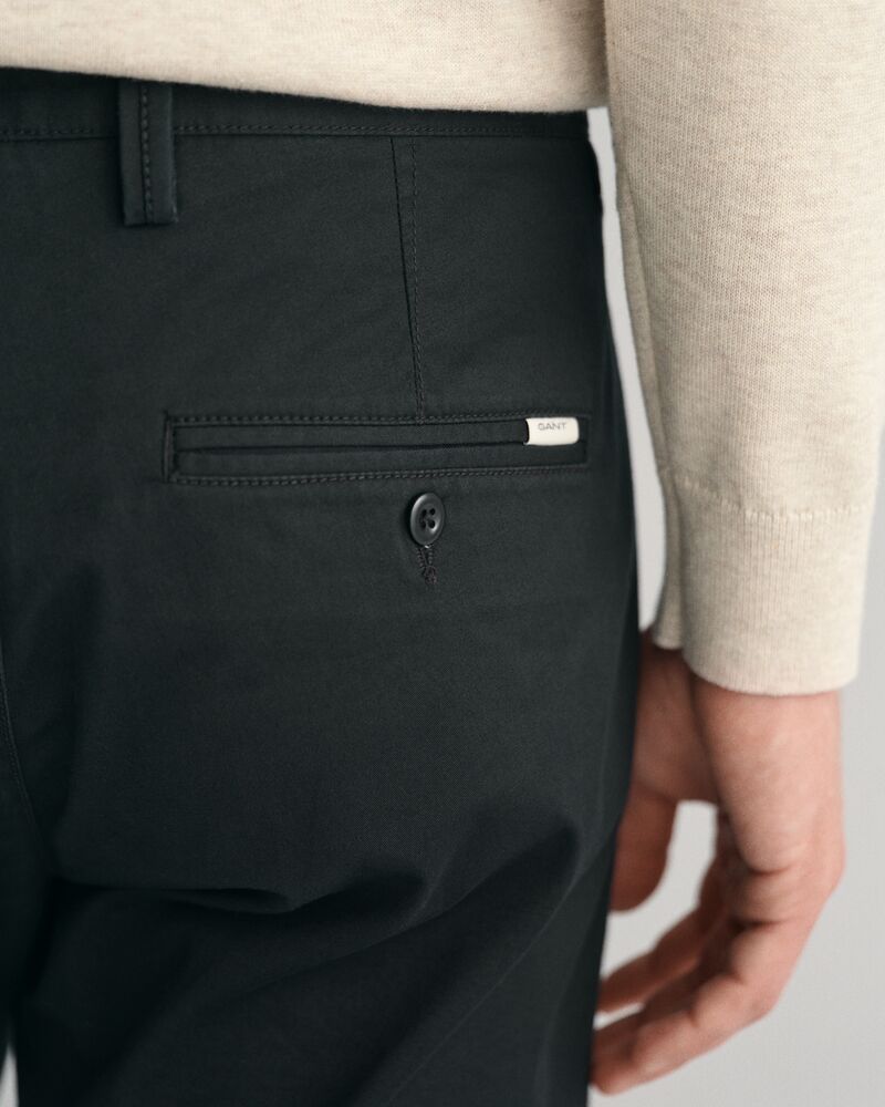 Slim Fit Twill Chinos Black / 32X32