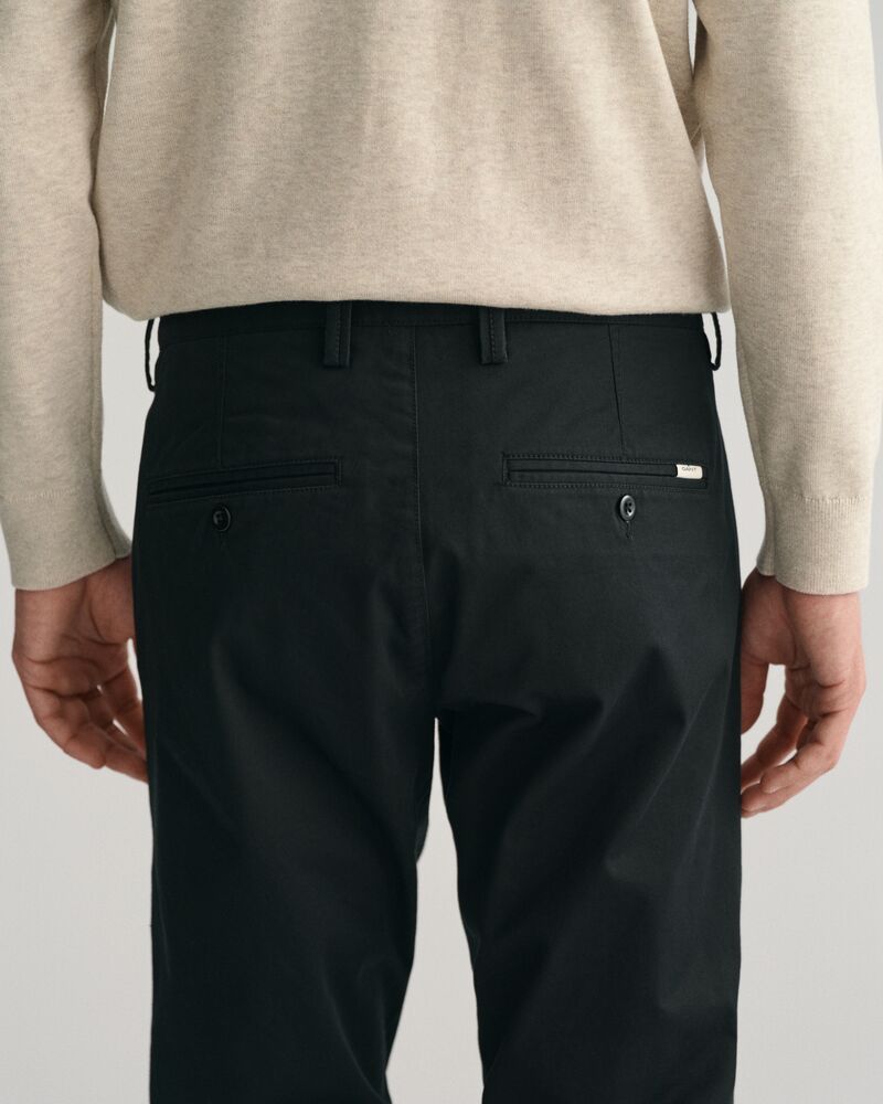 Slim Fit Twill Chinos Black / 32X32