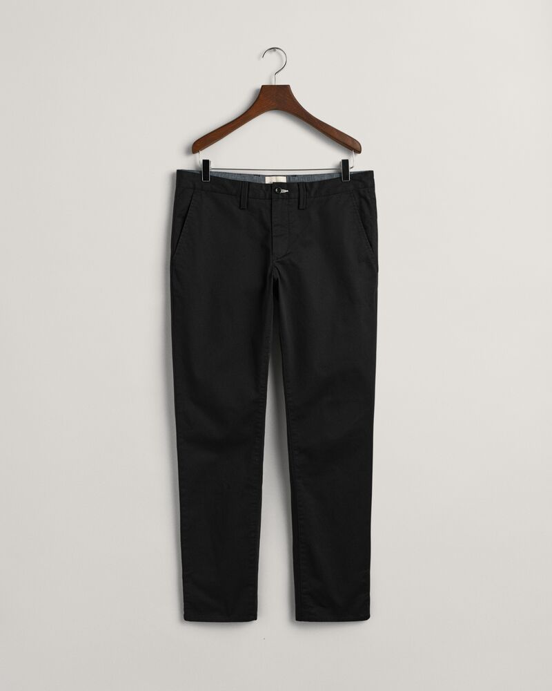 Slim Fit Twill Chinos Black / 32X32