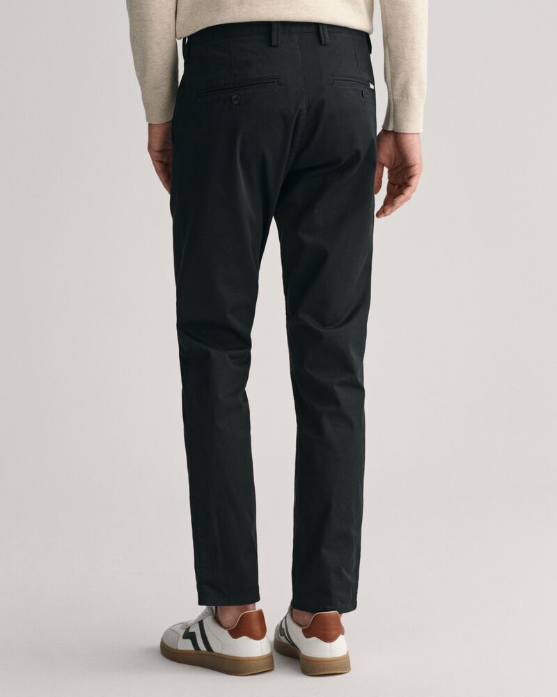 Slim Fit Twill Chinos Black / 32X32