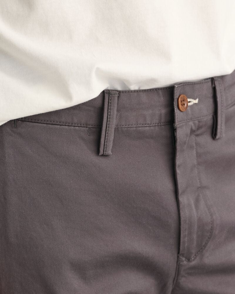 Slim Fit Twill Chinos Antracite / 30X32