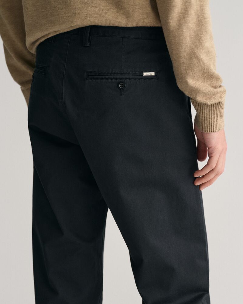 Regular Fit Twill Chinos Black / 32X32