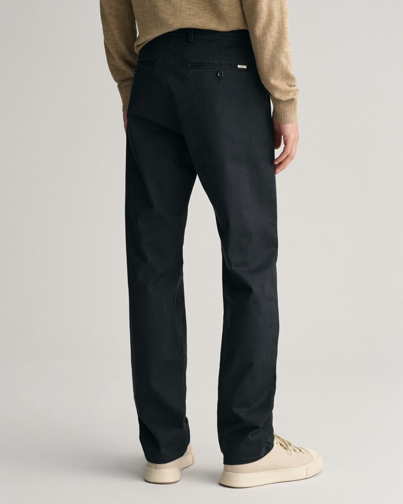 Regular Fit Twill Chinos Black / 32X32