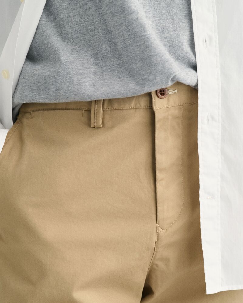 Regular Fit Twill Chinos Dark Khaki / 32X32