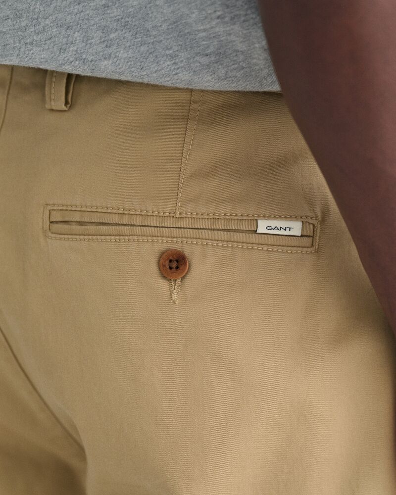 Regular Fit Twill Chinos Dark Khaki / 32X32