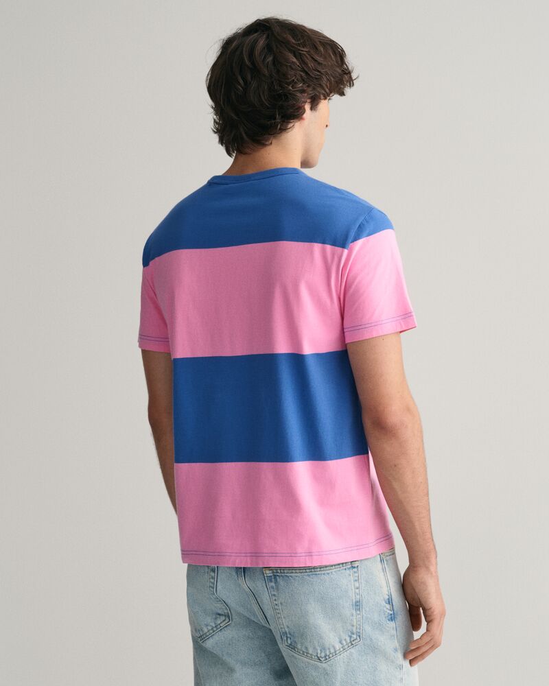 Barstriped T-Shirt Clear Pink / S