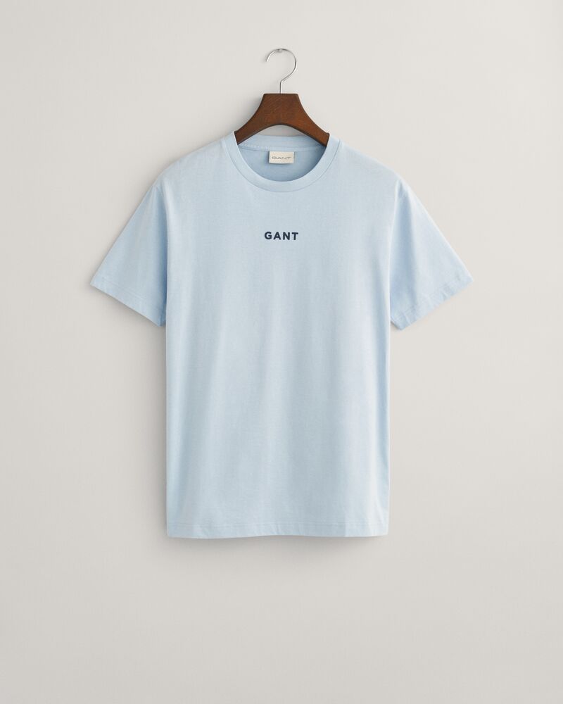 Contrast Small GANT Logo T-Shirt Fresh Blue / S