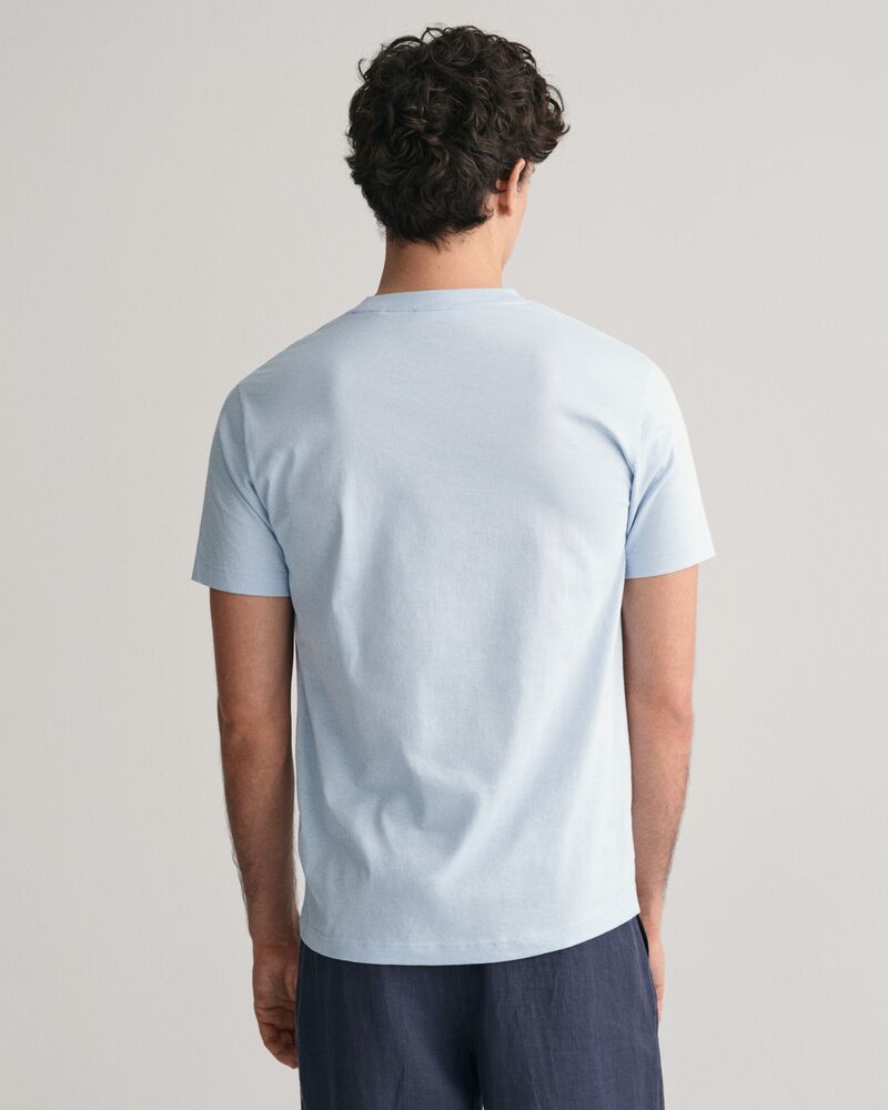 Contrast Small GANT Logo T-Shirt Fresh Blue / S