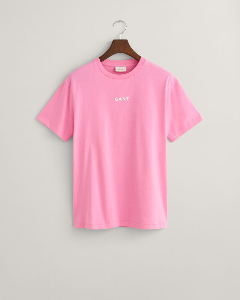 Contrast Small GANT Logo T-Shirt Clear Pink / S