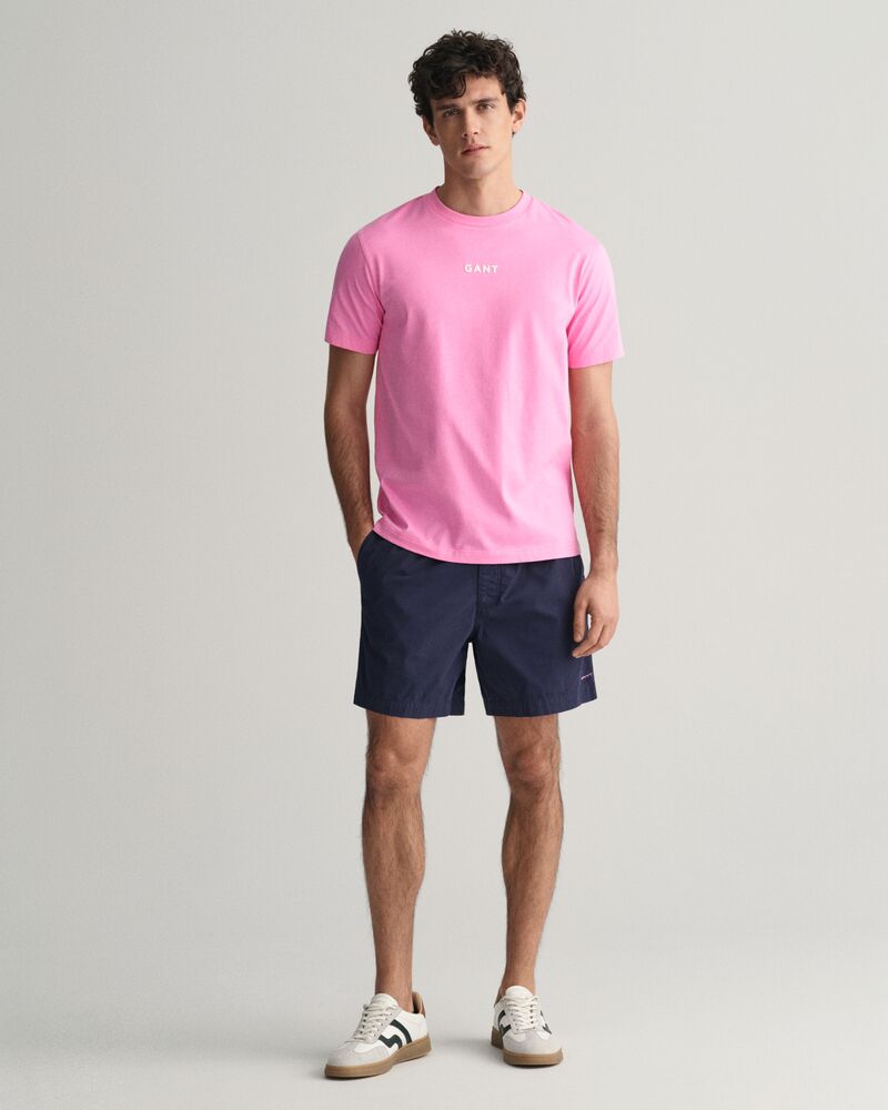 Contrast Small GANT Logo T-Shirt Clear Pink / S