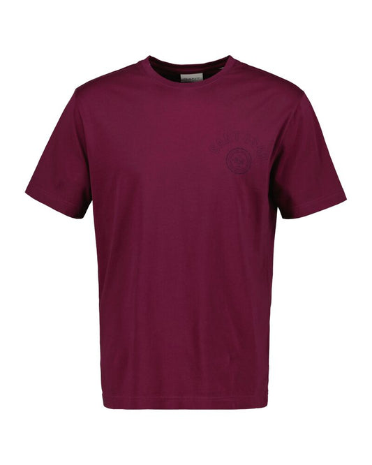 GANT Garment Washed Tshirt Beautyberry Purple / S