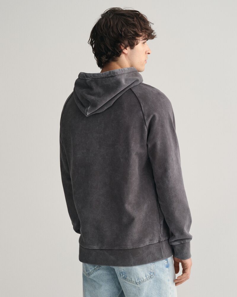 Heavy Washed Hoodie Dark Graphite / M