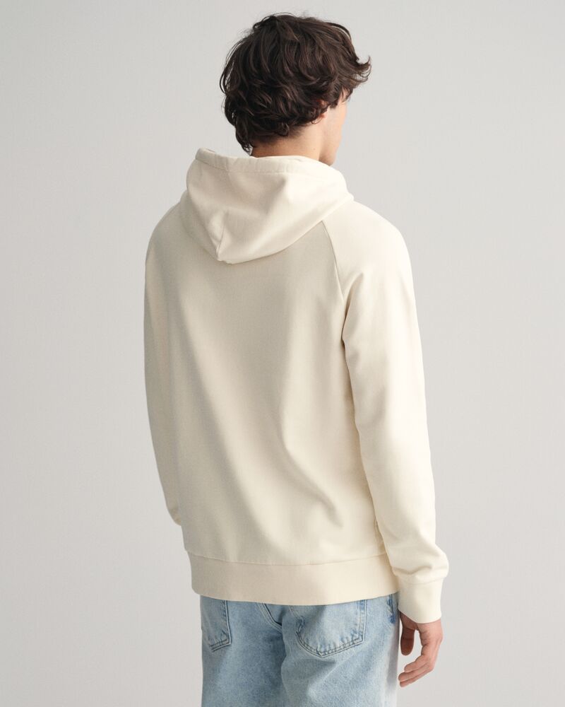 Heavy Washed Hoodie Cream / S