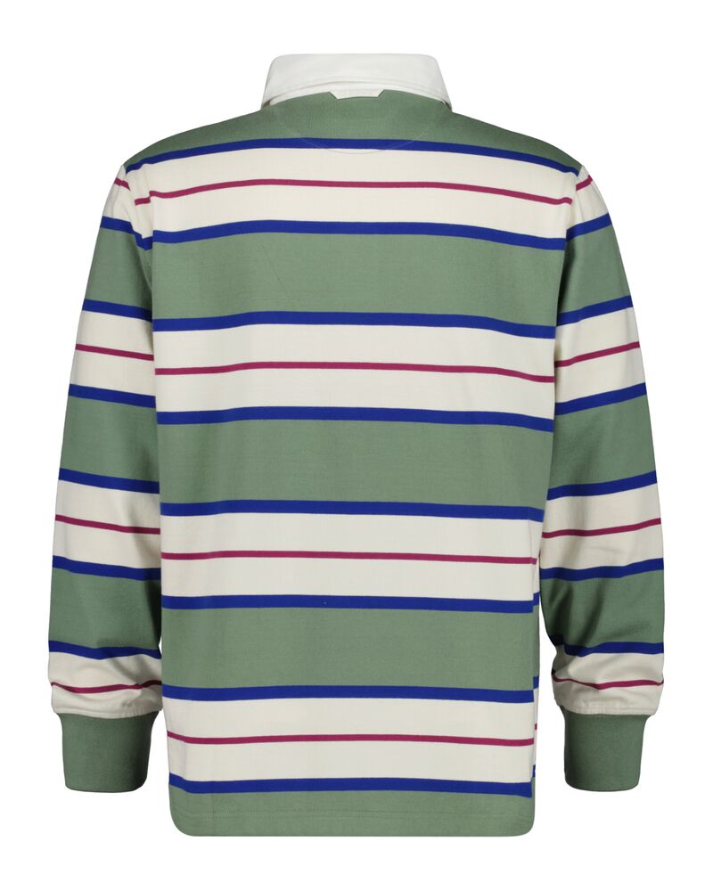 GANT Striped Heavy Rugger Dry Green / S