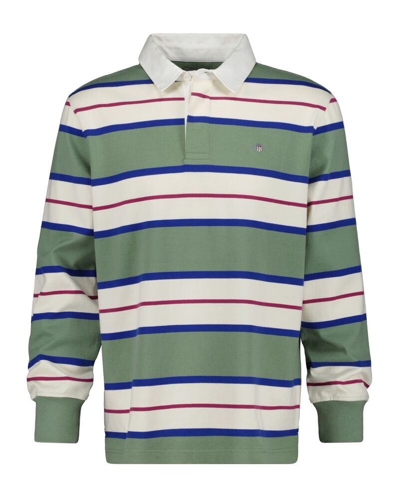 GANT Striped Heavy Rugger Dry Green / S