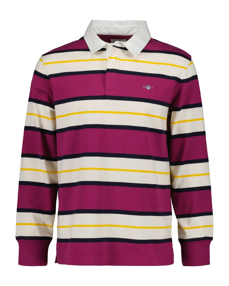 GANT Striped Heavy Rugger Beautyberry Purple / S