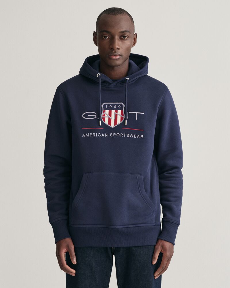 Archive Shield Hoodie Evening Blue / S