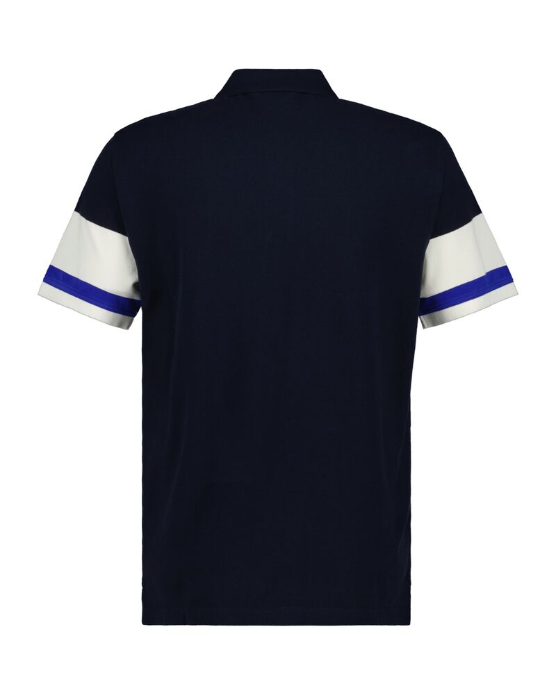 GANT Multistripe Washed Polo Evening Blue / S