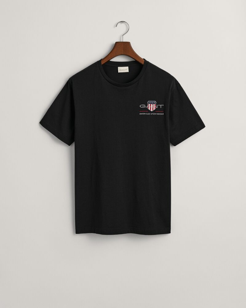 Embroidered Archive Shield T-Shirt Black / S