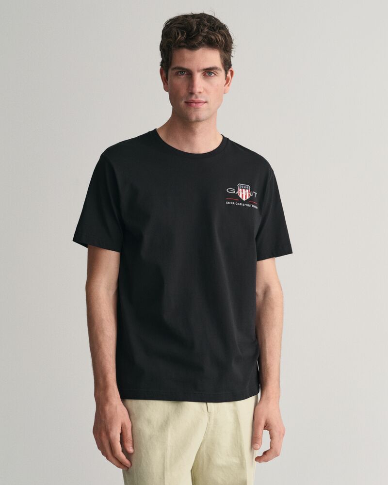 Embroidered Archive Shield T-Shirt Black / S