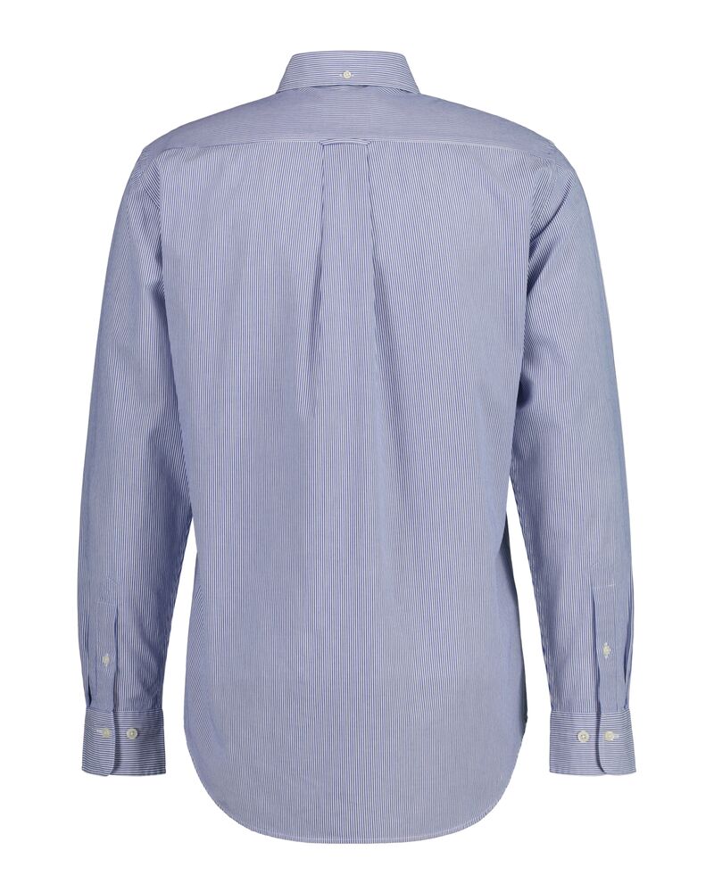 Regular Fit Classic Banker Stripe Poplin Shirt Blue / S
