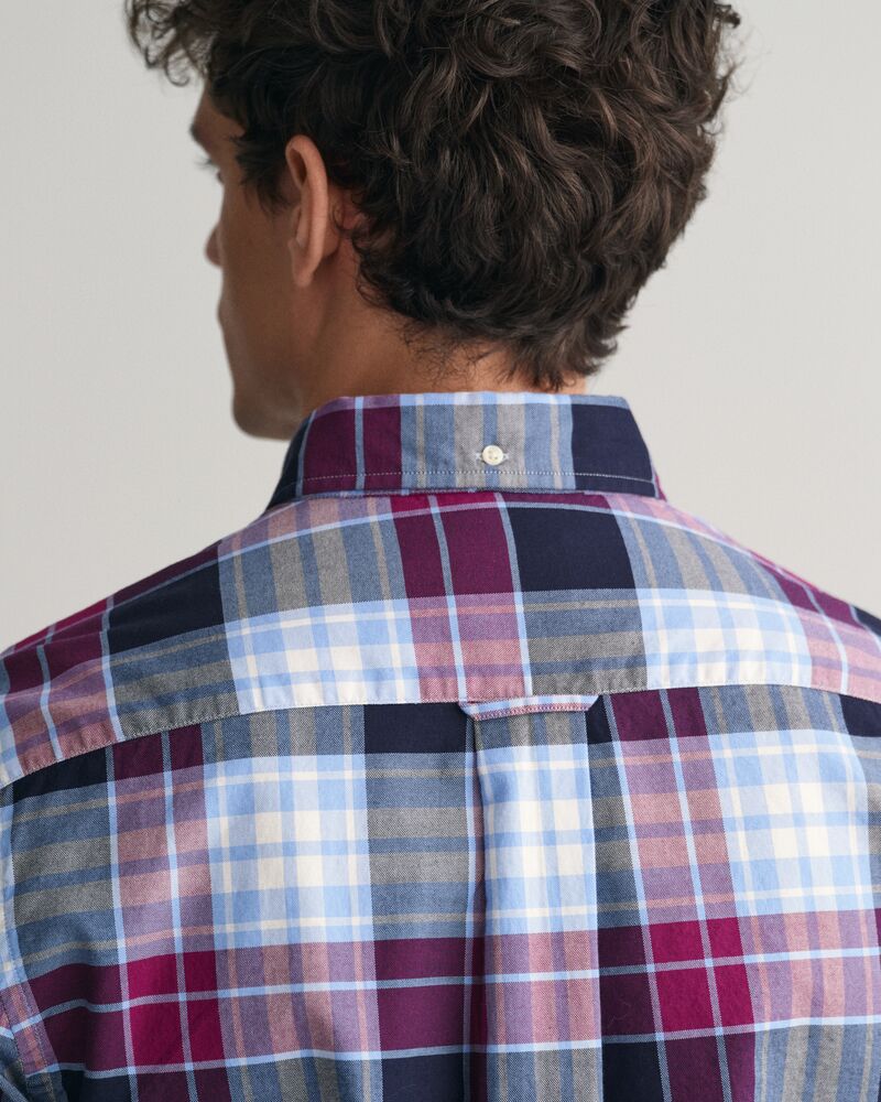 Regular Fit Checked Archive Oxford Shirt Beautyberry Purple / S