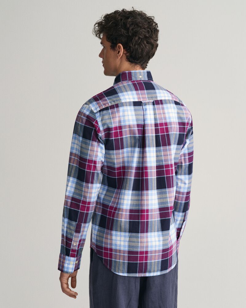 Regular Fit Checked Archive Oxford Shirt Beautyberry Purple / S