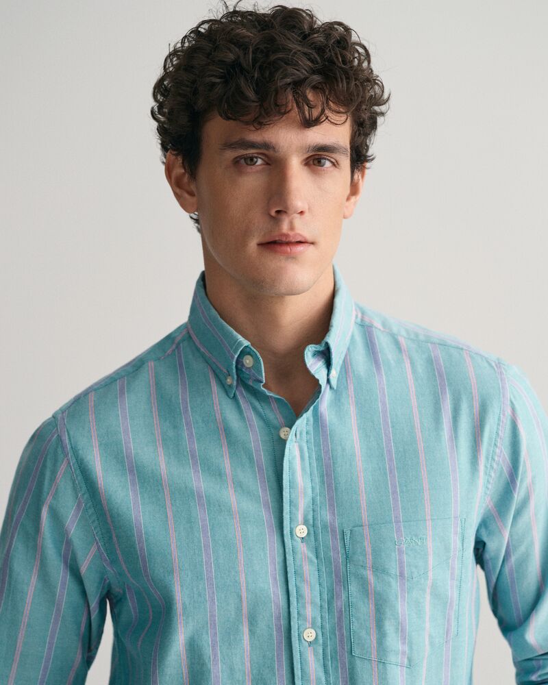 Regular Fit Checked Archive Oxford Shirt Ocean Turquoise / S