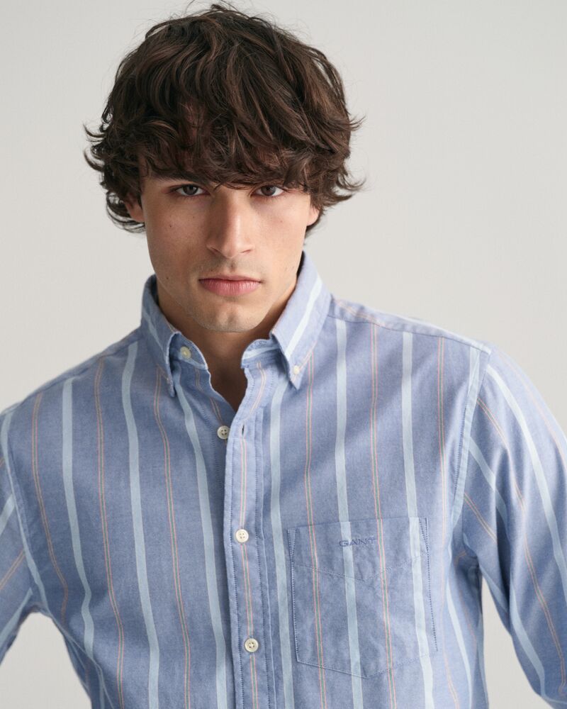 Regular Fit Checked Archive Oxford Shirt Rich Blue / S