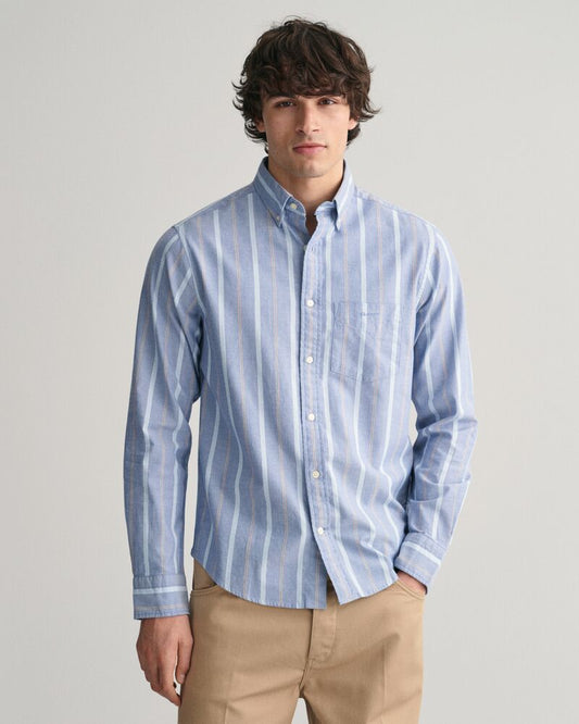 Regular Fit Checked Archive Oxford Shirt Rich Blue / S