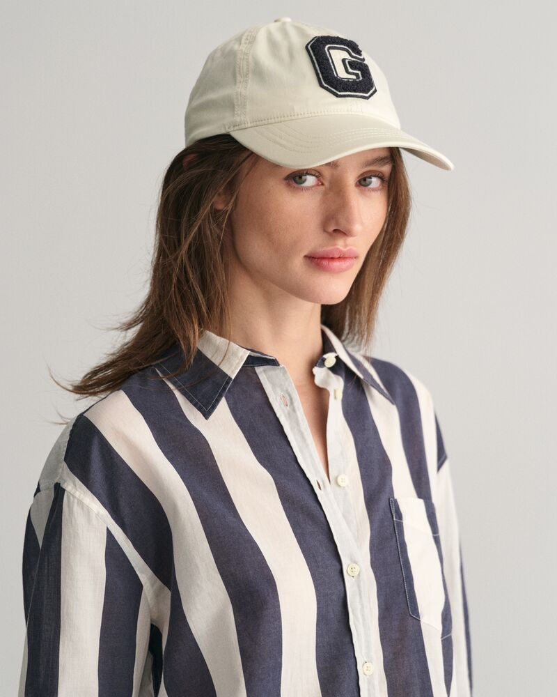 Relaxed Fit Parasol Striped Shirt Evening Blue / 32