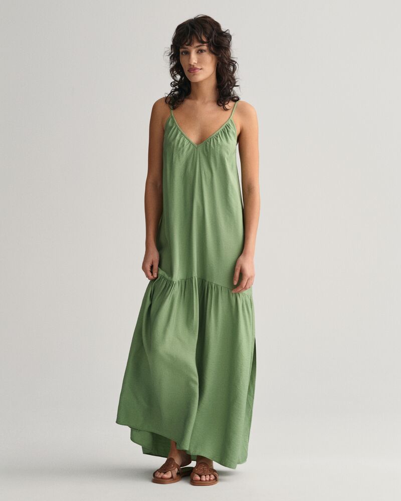 Strappy Maxi Dress Dusty Green / 32