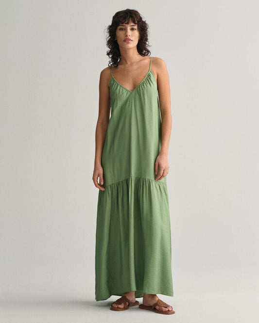 Strappy Maxi Dress Dusty Green / 32